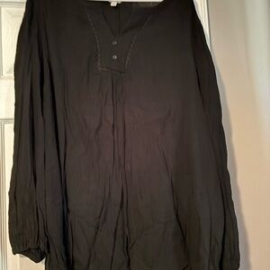 Terra & Sky Black with Stitch Detail